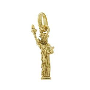Links of London Yellow Gold Liberty Pendant Charm